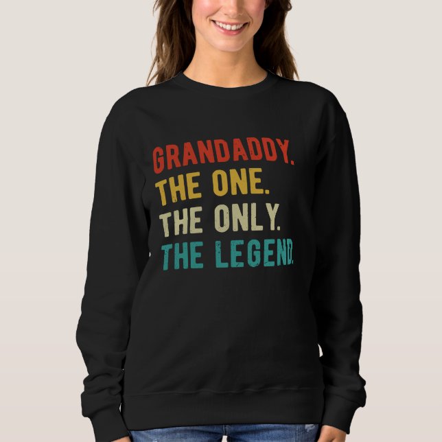 Sudadera Mens Grandaddy One Only Legend Father's Day Granda (Anverso)