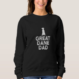 Sudadera Mens Great Dane Papa Great Dane perro propietario 