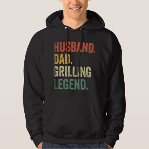 Sudadera Mens Grill Dad BBQ Padre Funny Esposo Grill Dad L