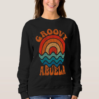 Sudadera Mens Groovy Abuela 70s Aesthetic Nostalgia 1970's 