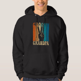 Sudadera Mens Groovy Grandpa 70s Aesthetic Nostalgia 1970's