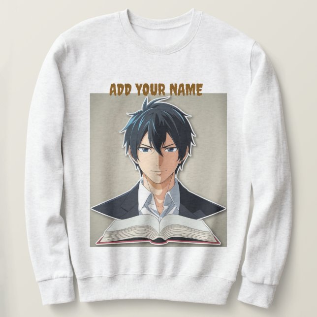 Sudadera Mens Halloween Hoodies "add your name" (Anverso del diseño)