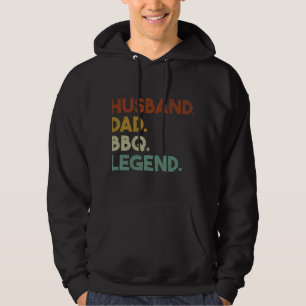 Sudadera Mens Husband Dad BBQ Leyenda Vintage BBBQ Grill