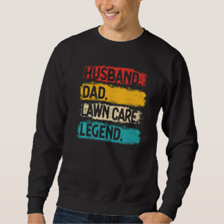 Sudadera Mens Husband Dad Lawn Care Legend Mower Gardener L