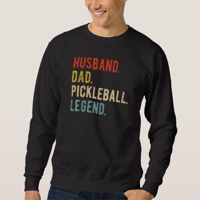 Sudadera Mens Husband Dad Pickleball Legend Father's Day Pr (Anverso)