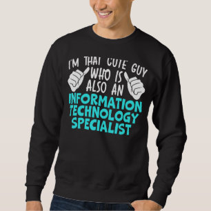 Sudadera Mens Information Technology Specialist Computer Jo