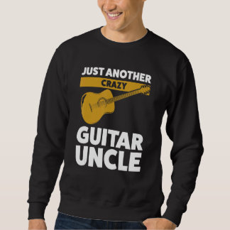 Sudadera Mens just another crazy guitar uncle guitar guitar