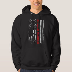 Sudadera Mens Lacrosse Abuelo Bandera Americana 4 de Julio 
