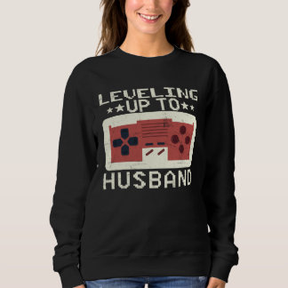 Sudadera Mens Leveling Up to Husband Bachelor Party Gamer E