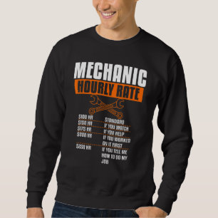 Sudadera Mens Mechanic Hourrate Aircraft Mechan
