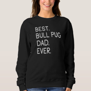 Sudadera Mens Mejor Bull Pug Dad