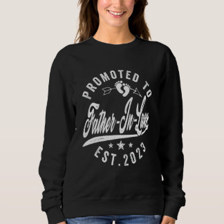 Sudadera Mens Mens Promoted To Father In Law 2023 Pregnancy