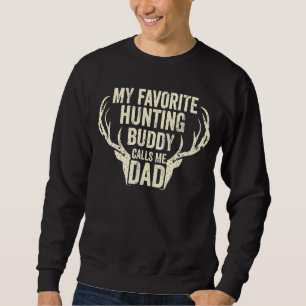 Sudadera Mens Mi amigo de caza favorito me llama Dad Deer H