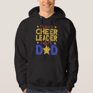 Sudadera Mens Mi animadora favorita me llama Dad Cheer Da