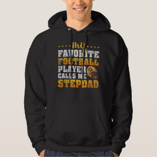 Sudadera Mens Mi jugador favorito de fútbol me llama Stepda