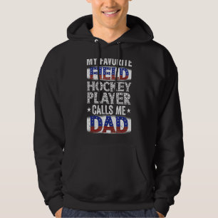 Sudadera Mens Mi jugador favorito de hockey sobre hierba me
