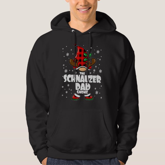 Sudadera Mens Mini Doberman Dad Navidades Gnome (Anverso)
