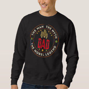 Sudadera Mens Morel Mushroom Dad Man Mythe Morel Legend