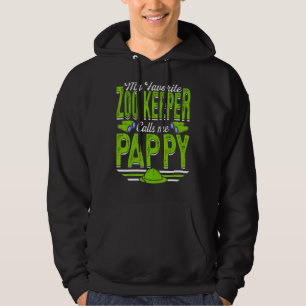 Sudadera Mens My Favorito Zoo Keeper Me llama Pappy Animale