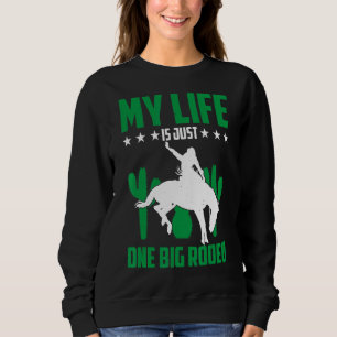 Sudadera Mens My Life es sólo un gran rodeo de América Occi