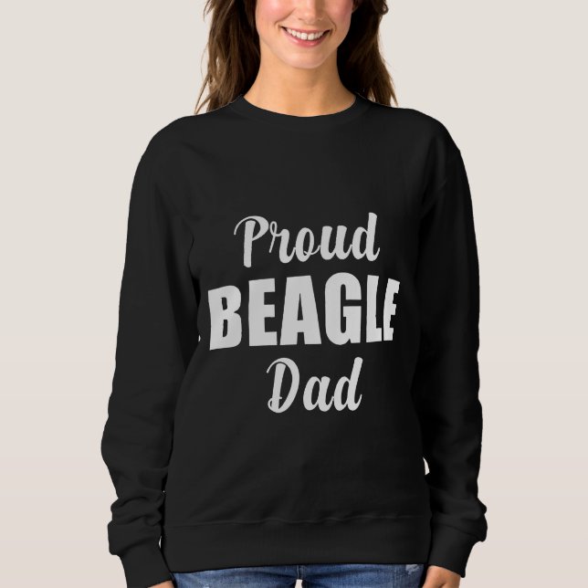 Sudadera Mens Orud Beagle Dad (Anverso)