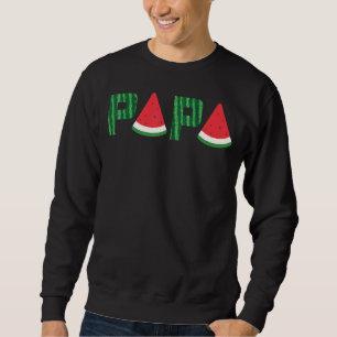 Sudadera Mens Papa Watermelon Summer Fruit Great Father's
