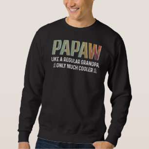Sudadera Mens Papaw Más Fresco Abuelo Mejor Día De Padre Ev