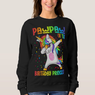 Sudadera Mens Pawpaw De La Princesa De Cumpleaños Dabbing U