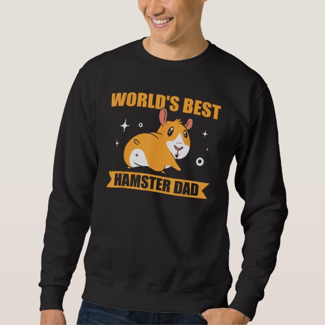 Sudadera Mens Pet Hamster Dad Hamster Animal Father (Anverso)