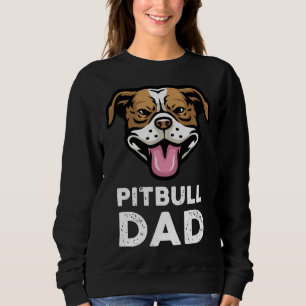 Sudadera Mens Pitbull Dad Pittie Pitty Mascota Funny Perder