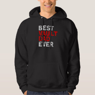 Sudadera Mens Pole Vaulter Mejor Bóveda de Vóley Papá Nunca