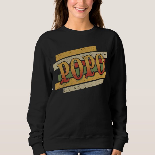 Sudadera Mens Popo Retro Vintage Stepfather (Anverso)