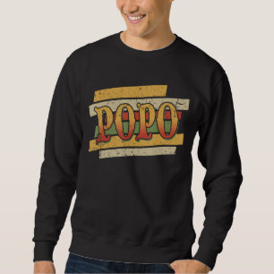 Sudadera Mens Popo Retro Vintage Stepfather