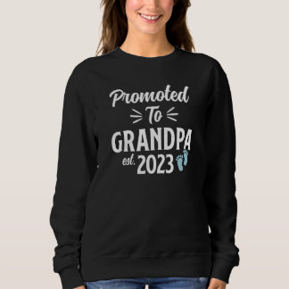 Sudadera Mens Promoted To Grandpa New First Time Grandpa To
