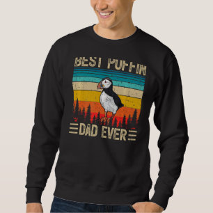 Sudadera Mens Puffin Bird Vintage Mejor Papá Puffin Nunca G