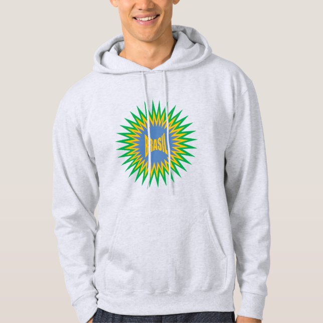 Sudadera Men's Pullover Hoodie ash  SUN  BRASIL (Anverso)