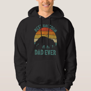 Sudadera Mens Raccoon Vintage Mejor Padre Raccoon