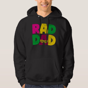 Sudadera Mens Rad Dad Funny Guay 1980 de estilo retro