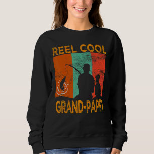 Sudadera Mens Reel Guay Grand Pappy Fishing Daddy Vintage D