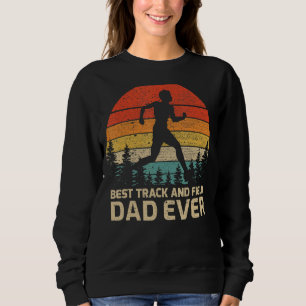 Sudadera Mens Retro Vintage Mejor Pista Y Padre De Campo Ev