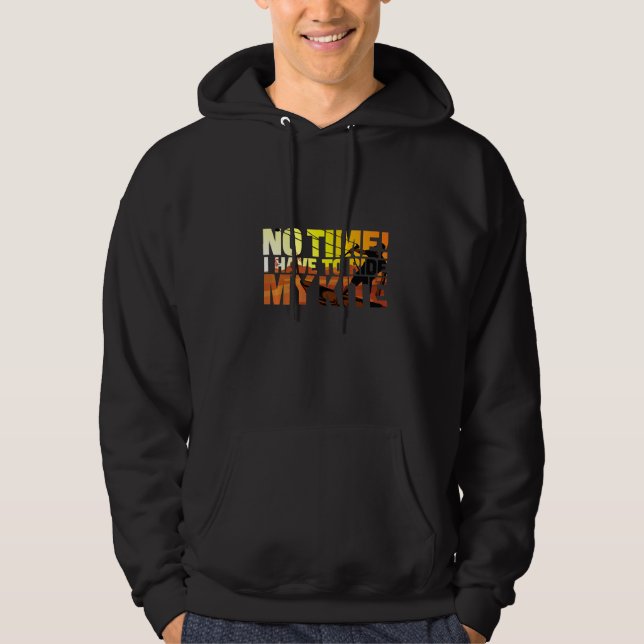 Sudadera Mens Ride Mi Kite Kite Surfing Kiteboarding (Anverso)