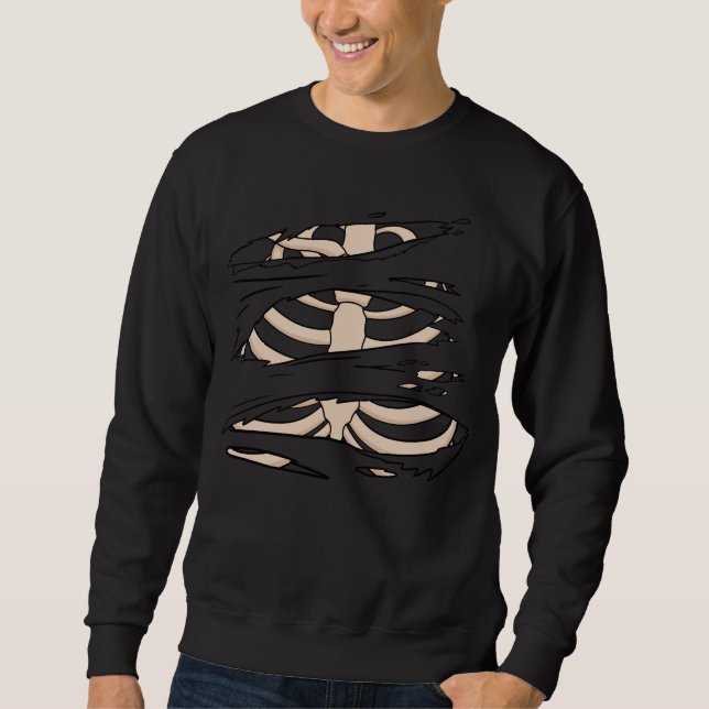 Sudadera Men's ripped Halloween sweatshirt (Anverso)