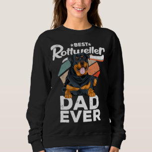 Sudadera Mens Rottweiler Ama A La Mejor Papá Rottweiler