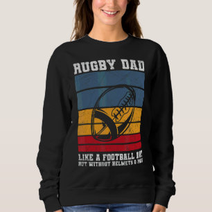 Sudadera Mens Rugby Ball Cita Para Un Padre De Rugby