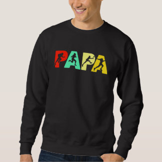 Sudadera Mens Rugby Dad Retro Papa Rugby