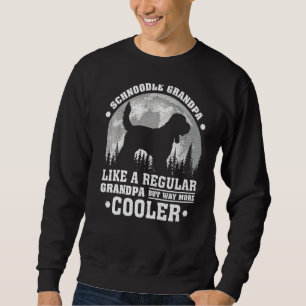 Sudadera Mens Schnoodle Grandpa Vintage Schnoodle Dog Fath