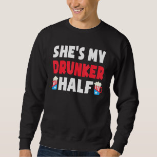 Sudadera Mens Shes My ebraker Medio 4 de julio Pareja de Be