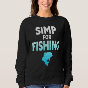 Sudadera Mens Simp Para Pescado De Azufre Que Dice Simp Fis