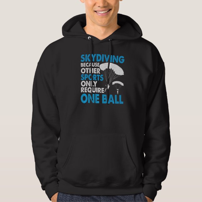 Sudadera Mens Skydive & Extreme Athlete Skydiving For A Sky (Anverso)