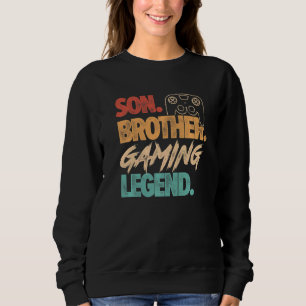 Sudadera Mens Son Brother Gaming Leyenda Video Game Player 